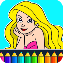 Girls Games Free Coloring App by Coloring Games