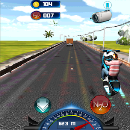 Moto Motor Racer Super UHD App by Mister Fresh Magic