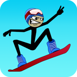 Stickman Snowboarder App by Turbo Chilli