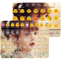 Cute Photo Emoji Keyboard App by Colorful Design