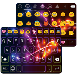 Electric Emoji Keyboard App by Colorful Design