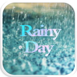 Rainy Emoji Keyboard Theme App by Colorful Design