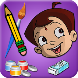 Draw & Color Chhota Bheem App by Green Gold Animation