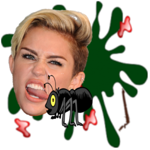 Miley Cyrus Bug Smasher App by Celebs4U