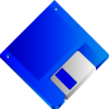 +floppy+disk+computer+storage+blue+memory+ clipart
