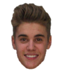 +justin+bieber+smile+star+hair+ clipart