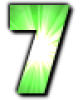 +letter+green+stardust+number+7+ clipart