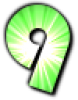 +letter+green+stardust+number+9+ clipart