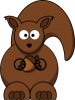 +squirrel+with+nut+ clipart