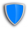 +blue+security+shield+ clipart