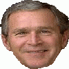 +celebrity+political+george+bush+ clipart