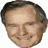 +celebrity+political+george+bush+ clipart