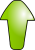 +green+arrow+up+ clipart