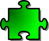+green+jigsaw+puzzle+piece+ clipart
