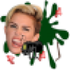 +miley+cyrus+celebrity+splatter+head+ clipart