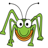 +splattered+spider+bug+animation+ clipart