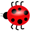 +splattered+spider+ladybug+animation+ clipart