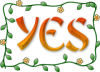 +yes+word+text+ clipart