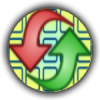 +arrows+redo+button+recycle+over+ clipart