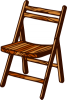 +folding+chair+furniture+wood+ clipart