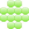 +hexagon+shape+grid+pattern+ clipart