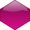 +pink+glossy+hexagon+ clipart