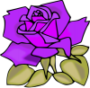 +rose+blossom+plant+0007+ clipart