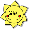 +sun+star+smiley+ clipart