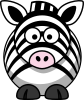 +wild+animal+cartoon+character+zebra+ clipart