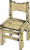 +wood+chair+seat+furniture+ clipart