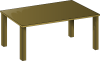 +wood+table+furniture+ clipart