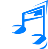 +blue+musical+note+ clipart