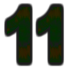 +dark+number+11+ clipart