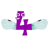 +flying+winged+cartoon+number+animation+4+0000+ clipart