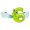 +flying+winged+cartoon+number+animation+6+0000+ clipart