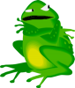 +frog+crossed+arms+mad+angry+ clipart