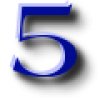 +number+blue+5+ clipart