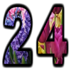 +number+flower+24+ clipart