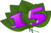 +number+leaves+15+ clipart