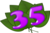 +number+leaves+35+ clipart
