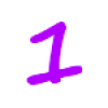 +purple+number+1+ clipart