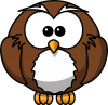 +cartoon+character+owl+bird+ clipart