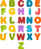 +colorful+alphabet+letters+a+thru+z+ clipart