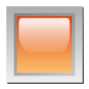 +glossy+square+button+round+border+orange+ clipart