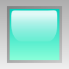 +glossy+square+button+round+border+teal+ clipart