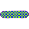 +green+checkerboard+skateboard+deck+ clipart