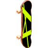 +green+lines+skateboard+ clipart