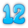 +number+blue+12+ clipart