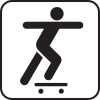 +skate+sign+symbol+ clipart