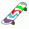 +skateboard+deck+ clipart